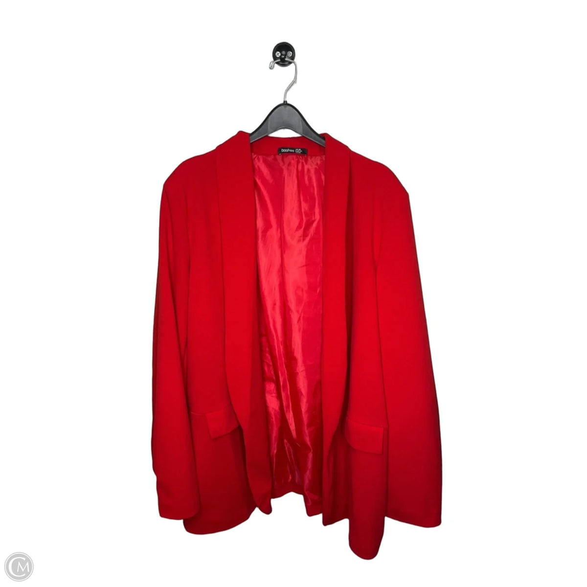 Blazer By Boohoo Boutique In Red, Size: 3x
