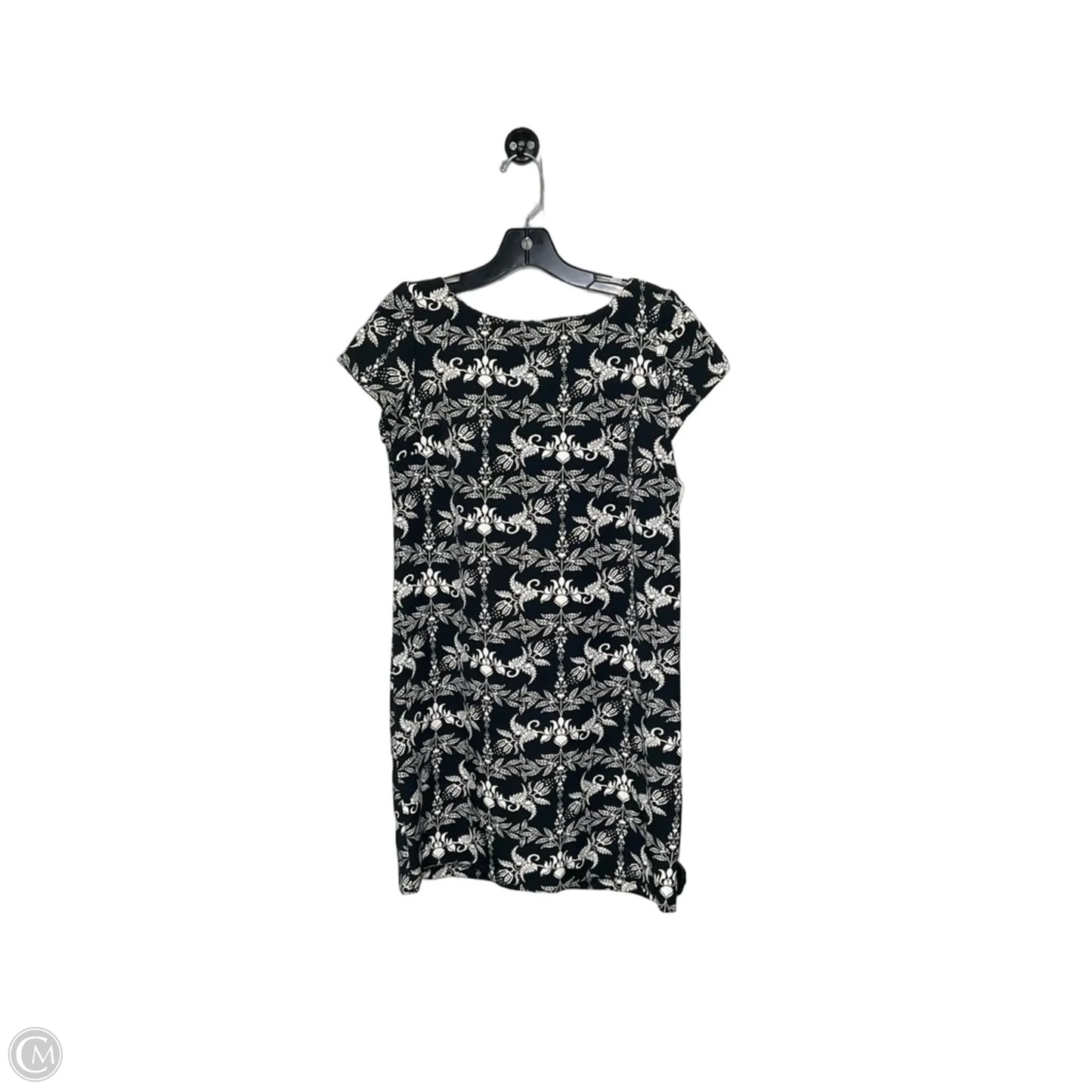 Dress Casual Midi By Zara In Black & White, Size: M