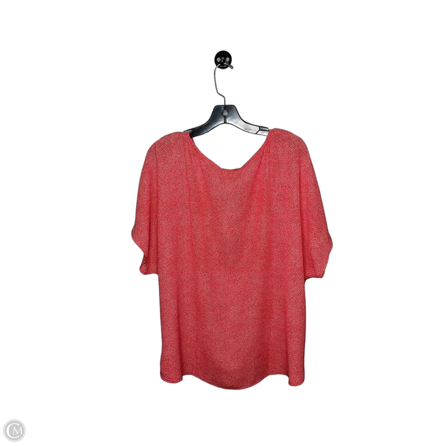 Top Short Sleeve By Anne Klein In Red, Size: 2x