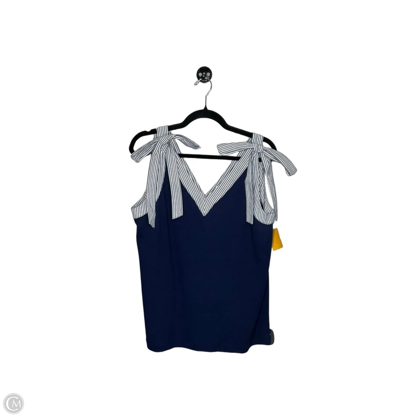 Top Sleeveless By Crown And Ivy In Navy, Size: L
