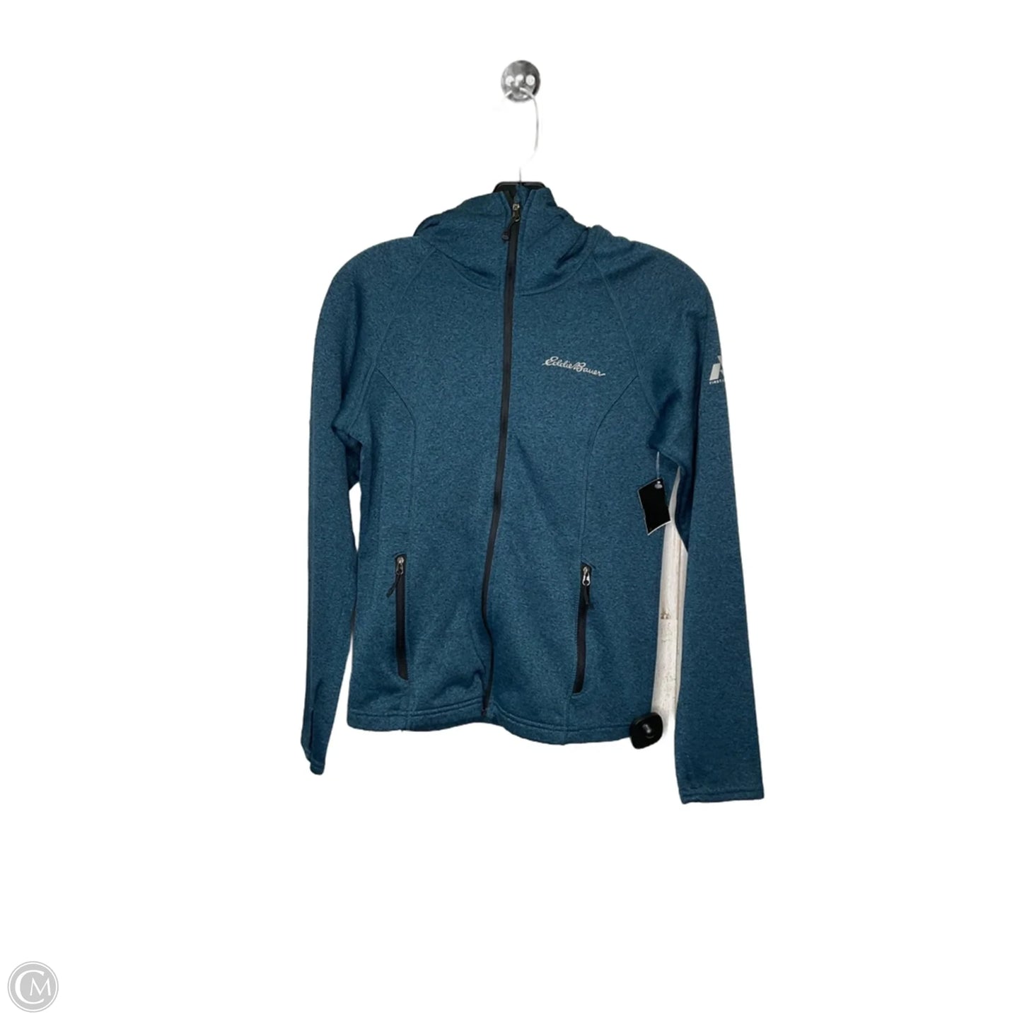 Athletic Jacket By Eddie Bauer In Blue, Size: Xs