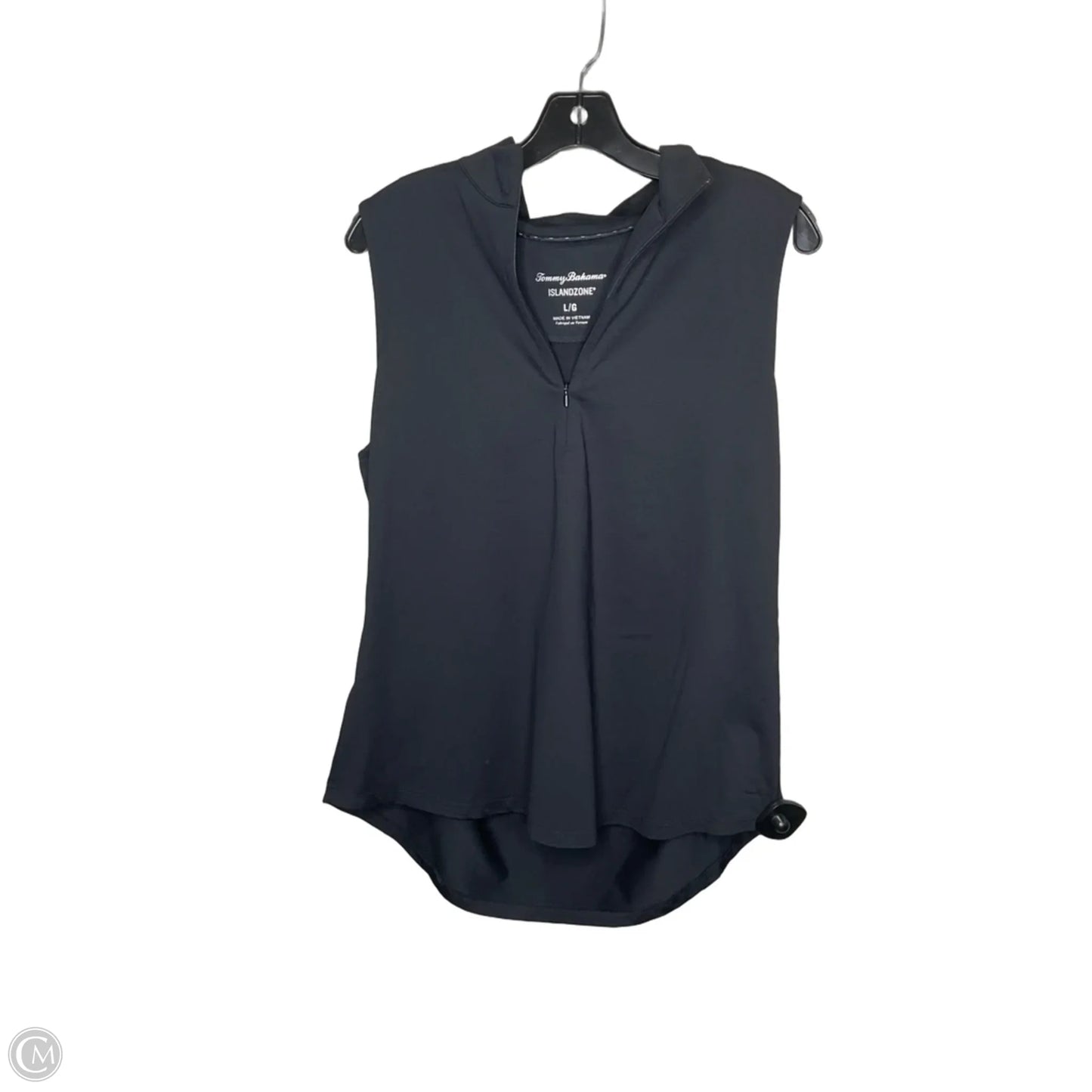 Athletic Tank Top By Tommy Bahama In Black, Size: L