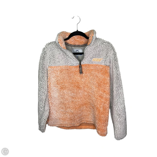 Jacket Fleece By Clothes Mentor In Orange, Size: M
