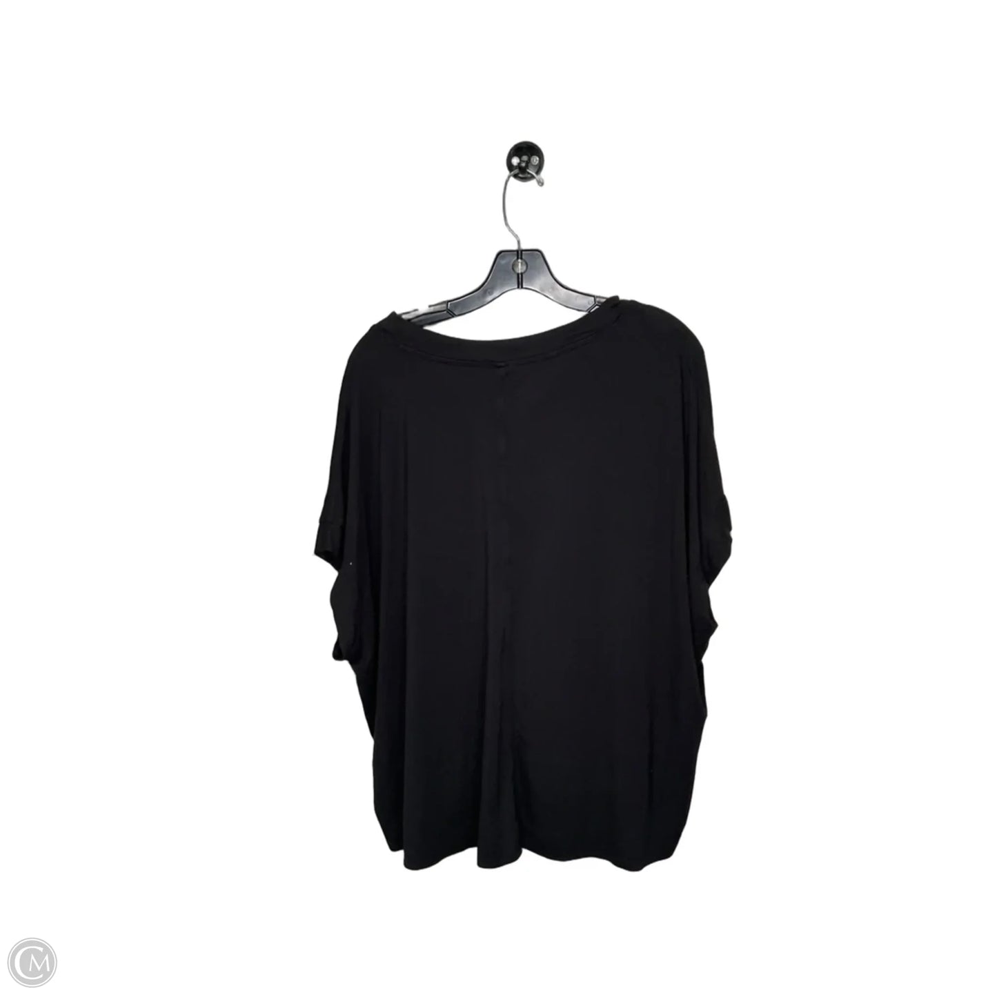 Top Short Sleeve By Lou And Grey In Black, Size: M