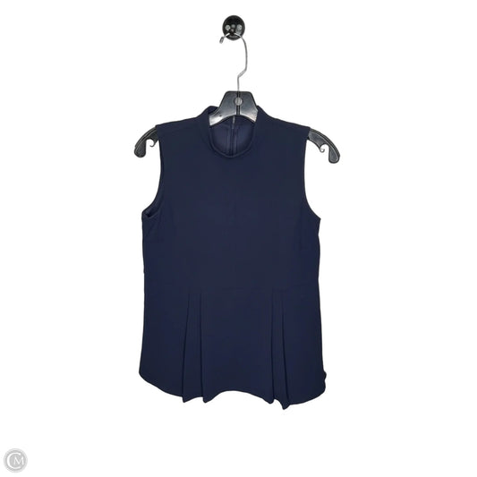 Top Sleeveless By Ann Taylor In Navy, Size: Xs