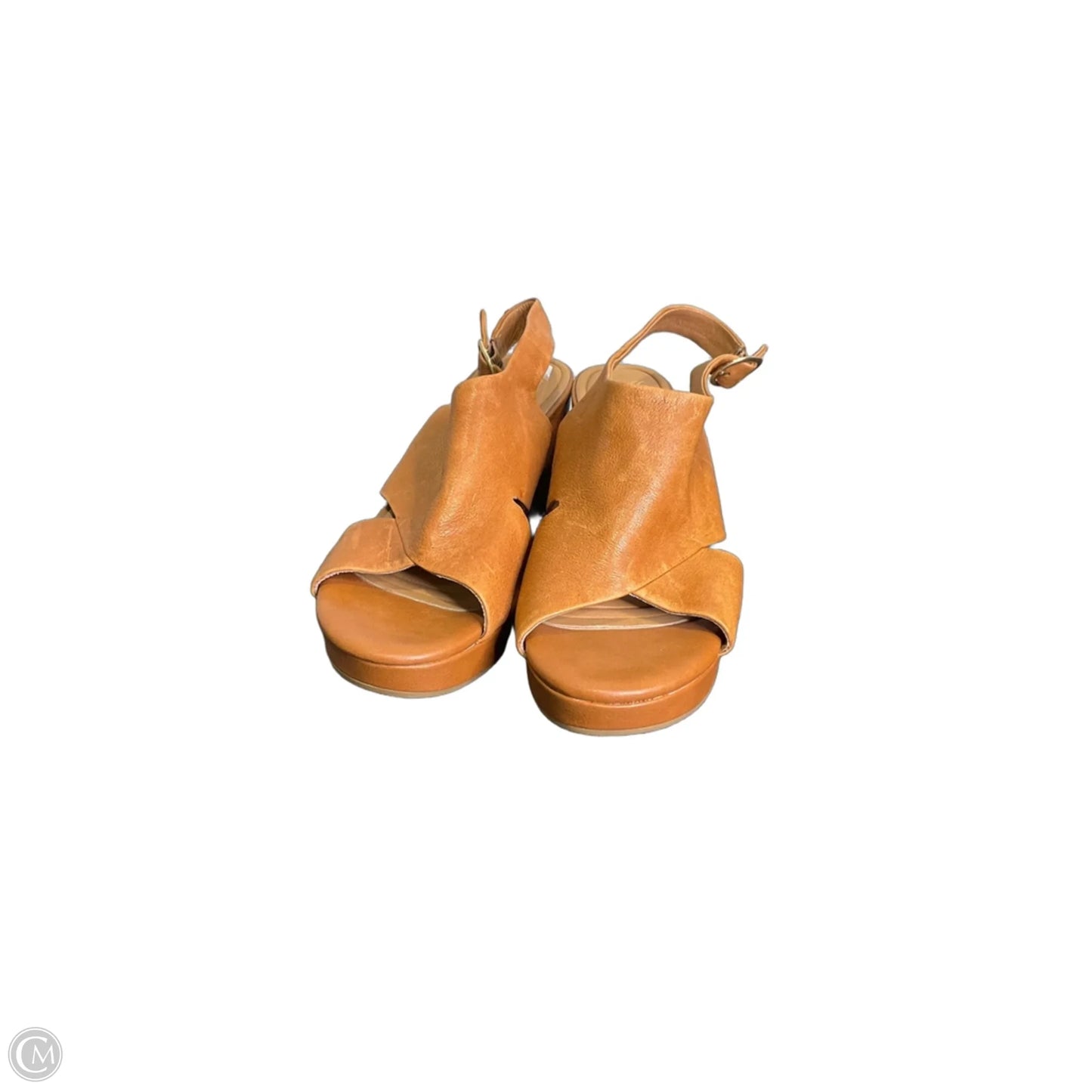 Sandals Heels Block By Sofft In Brown, Size: 7.5