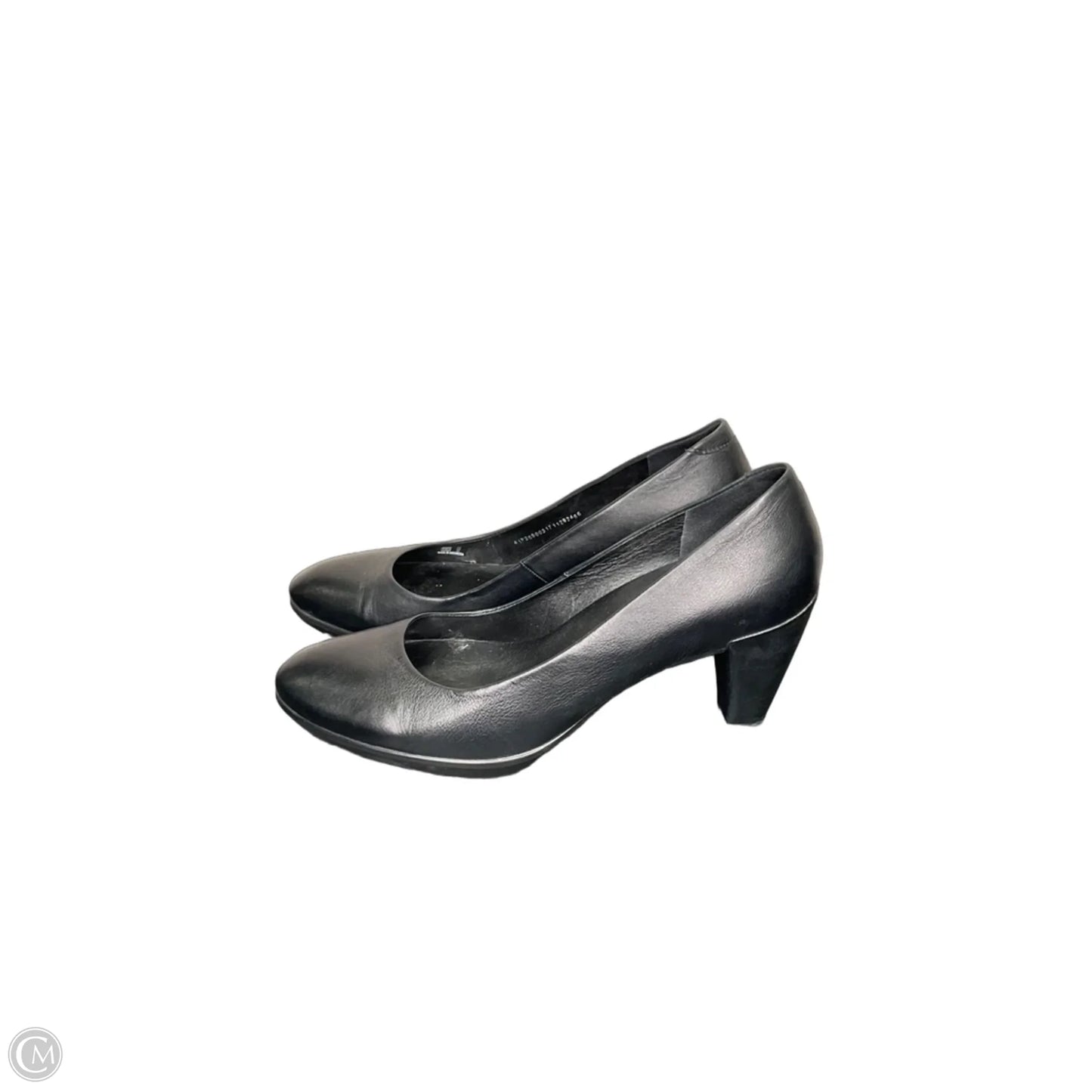 Shoes Heels Block By Ecco In Black, Size: 10