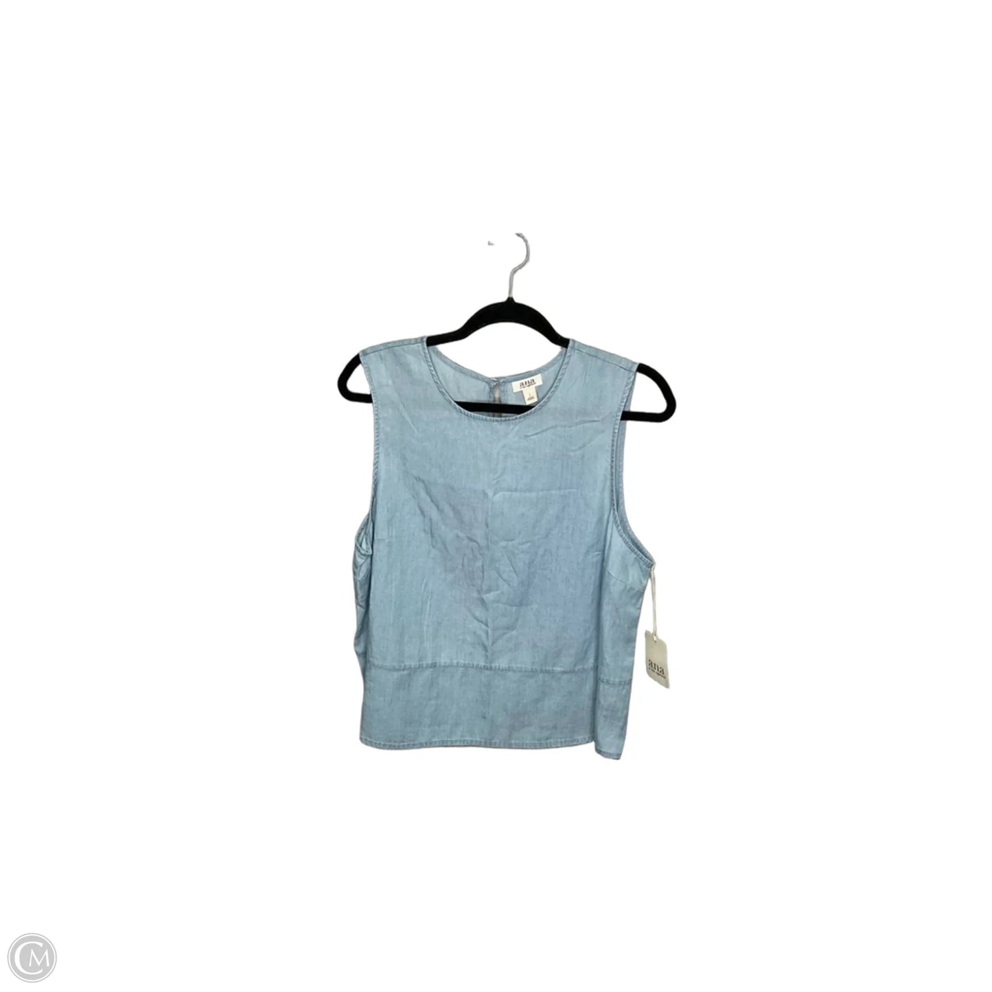Top Sleeveless By Ana In Blue Denim, Size: L