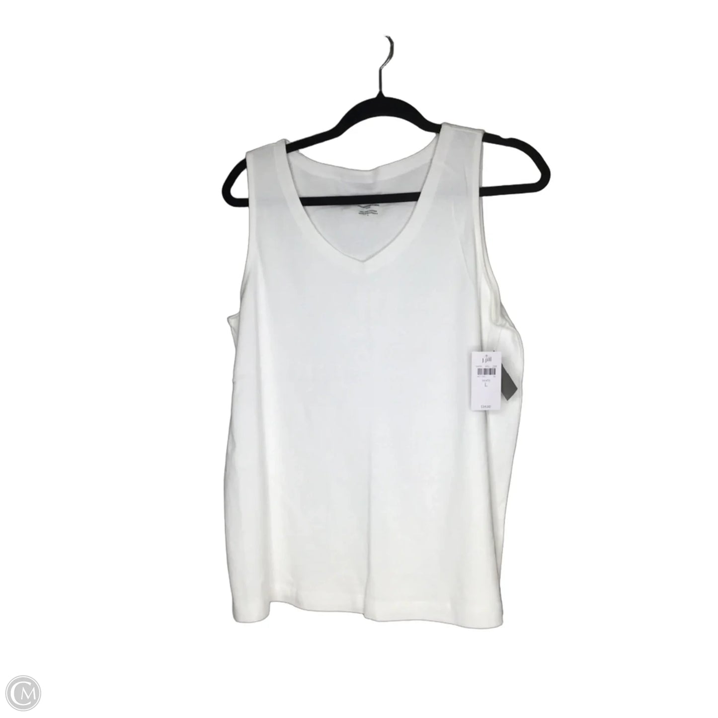 Top Sleeveless By J. Jill In White, Size: L