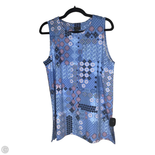 Top Sleeveless By J. Jill In Blue, Size: L