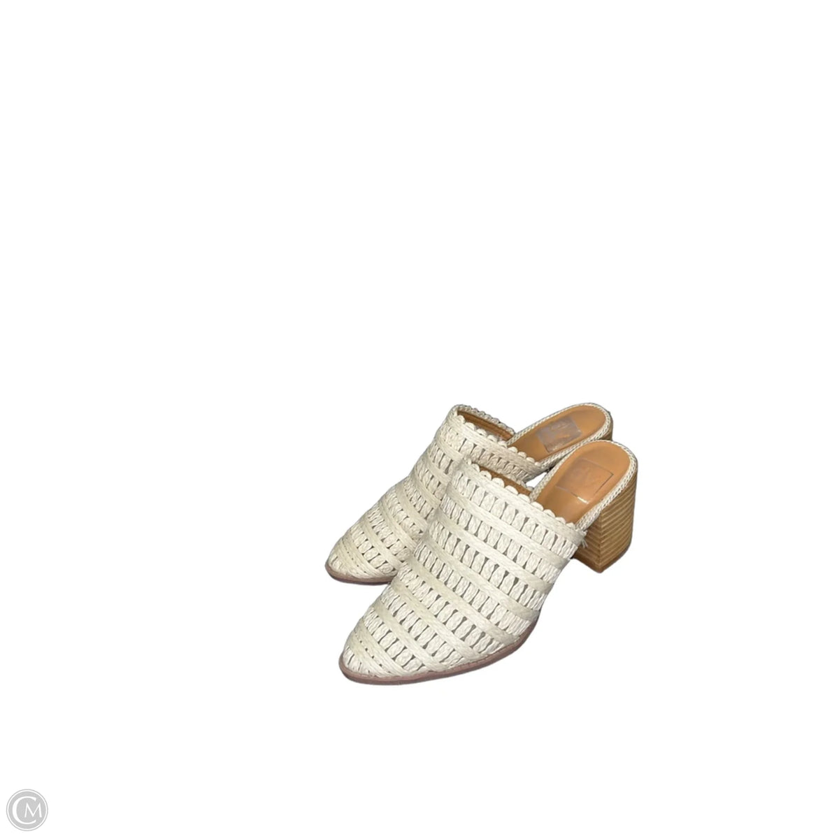 Sandals Heels Block By Dolce Vita In Cream, Size: 6.5