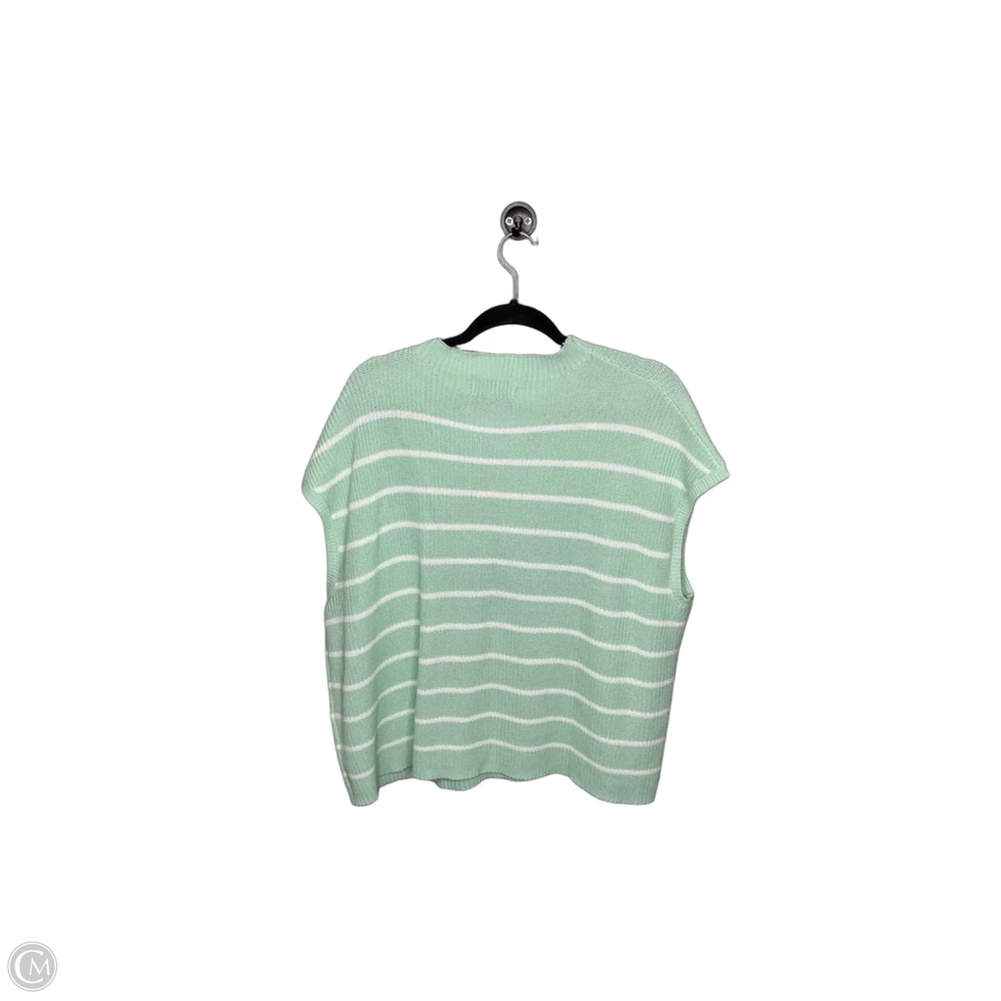 Top Sleeveless By Simply Southern In Green, Size: 1x