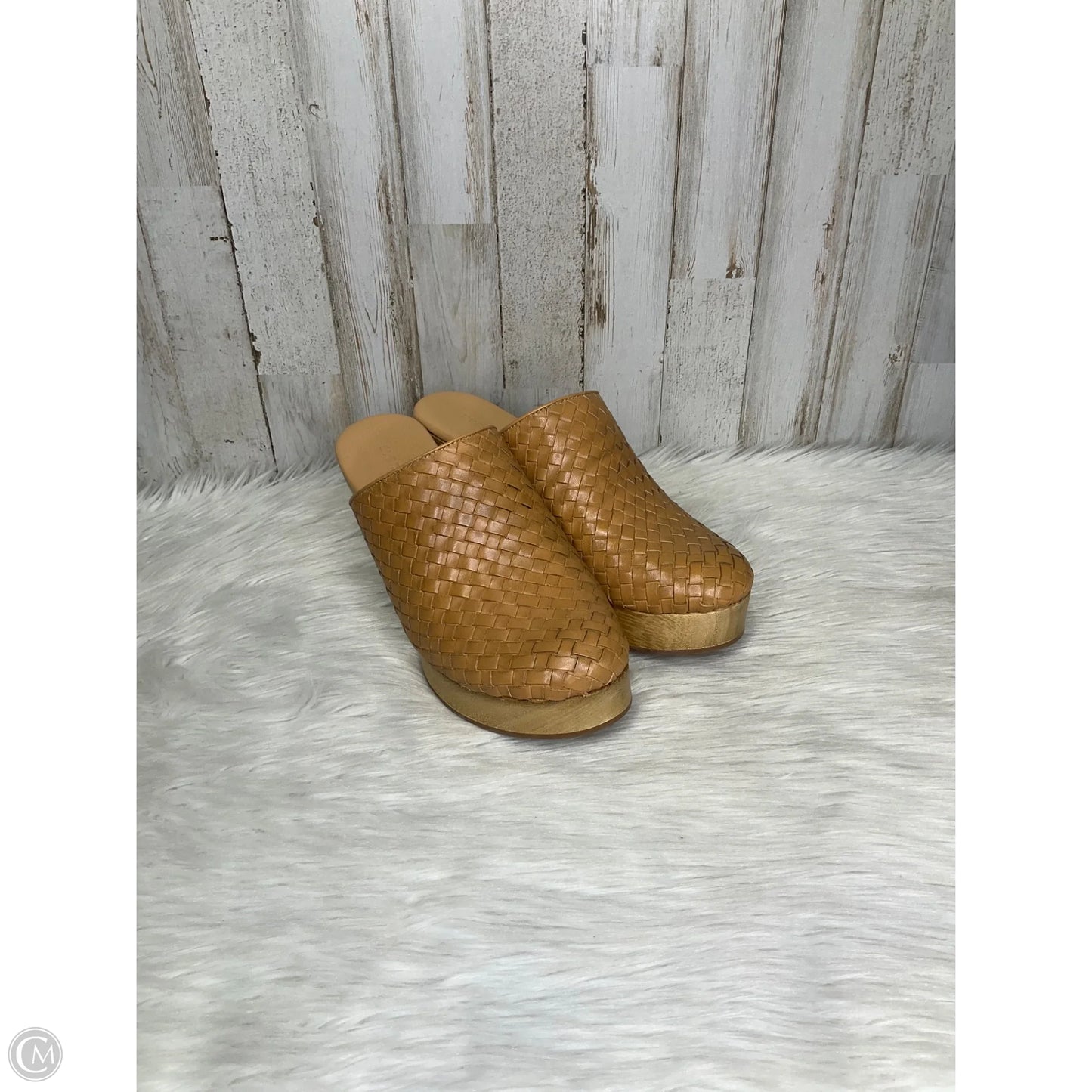 Sandals Heels Platform By Everlane In Tan, Size: 8.5
