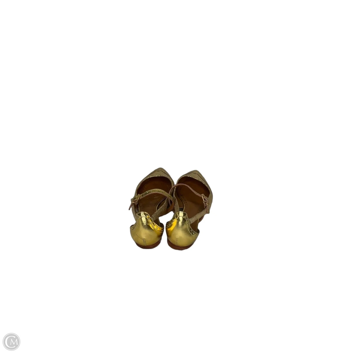 Shoes Designer By Tory Burch In Gold, Size: 6.5