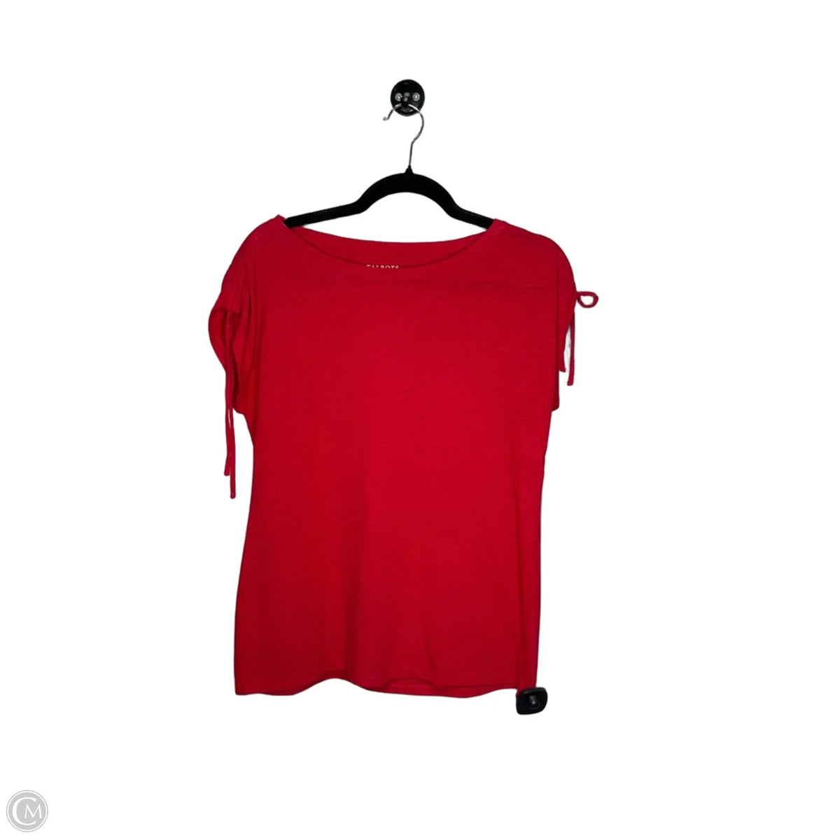 Top Short Sleeve By Talbots In Red, Size: S