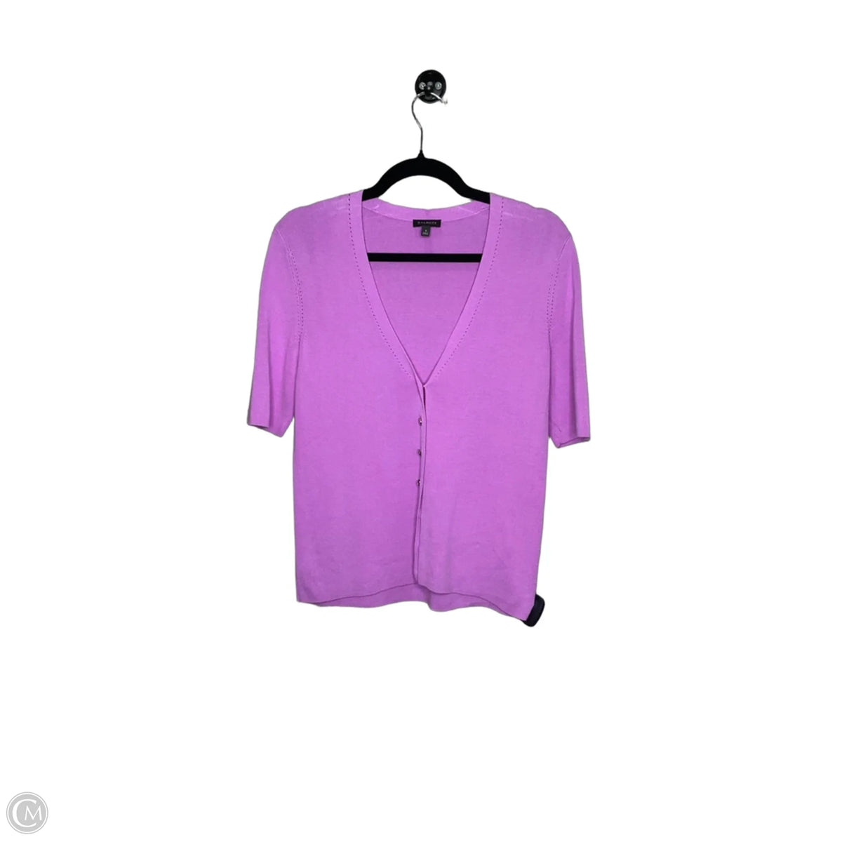 Top Short Sleeve By Talbots In Purple, Size: S