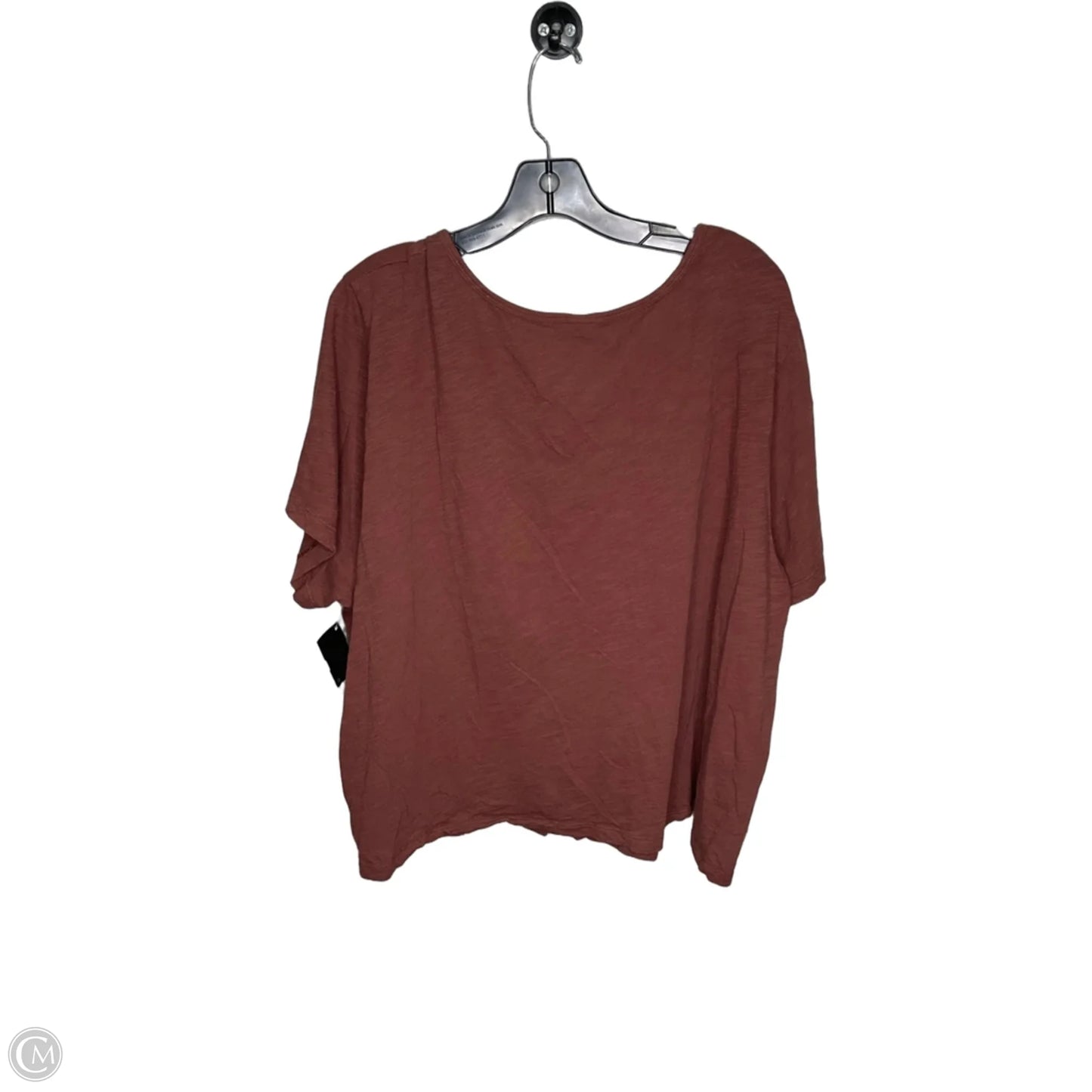 Top Short Sleeve By Old Navy In Brown, Size: 3x