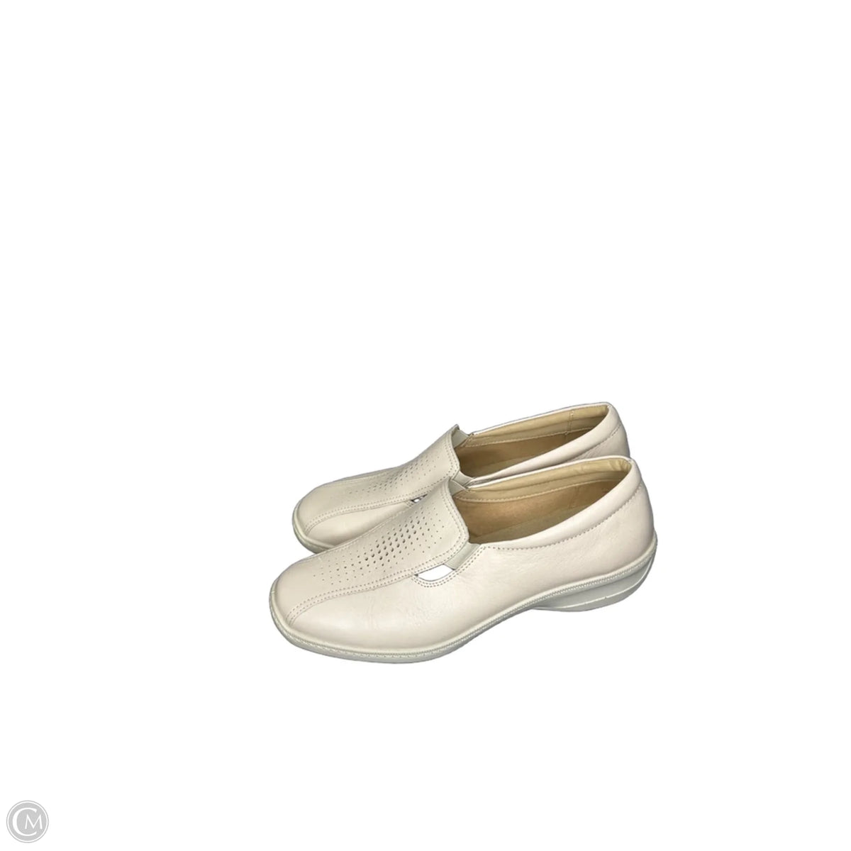 Shoes Flats By Clothes Mentor In Cream, Size: 6.5