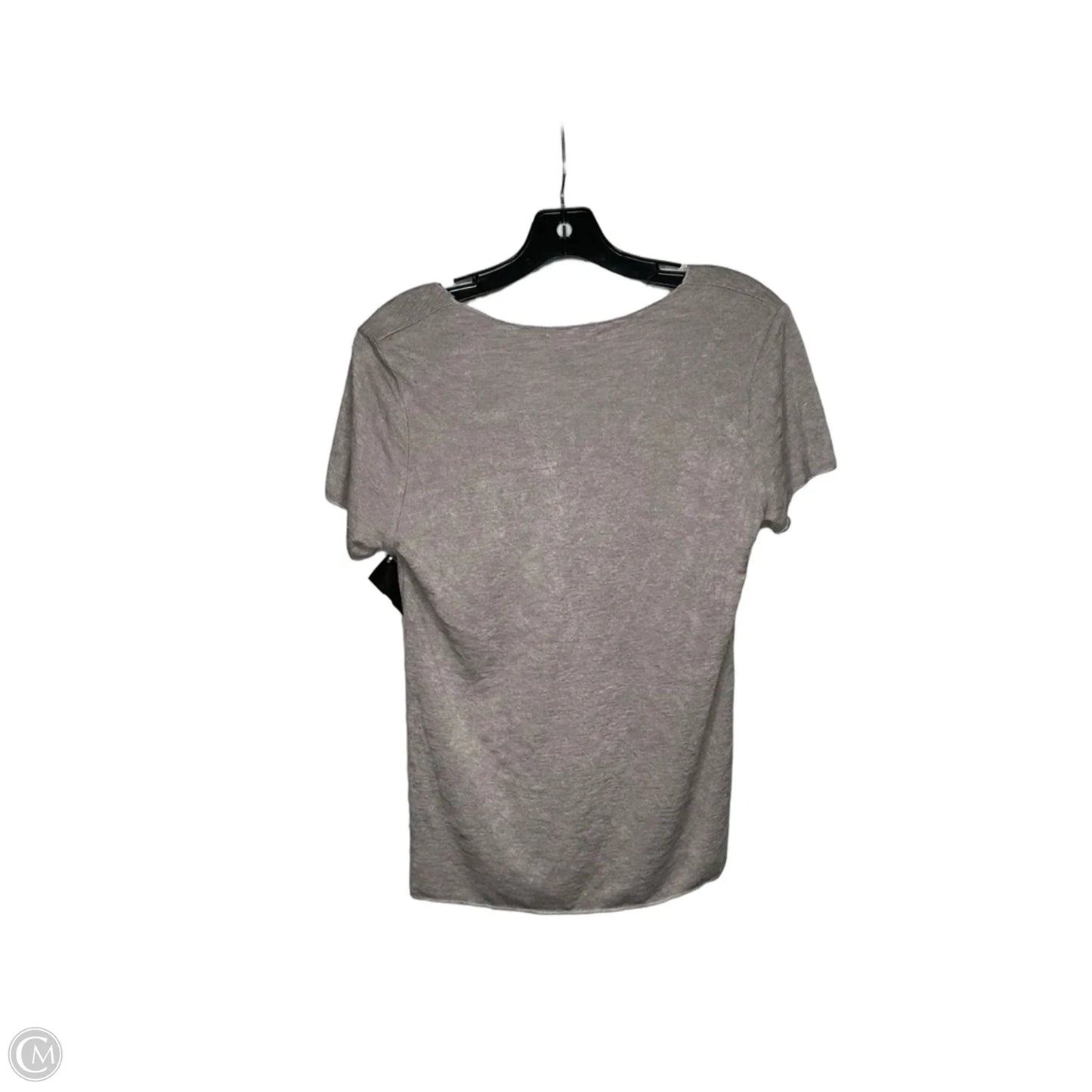 Top Short Sleeve By Clothes Mentor In Grey, Size: S