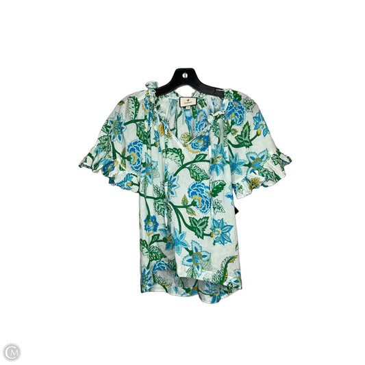 Top Short Sleeve By Tuckernuck In Floral Print, Size: Xs