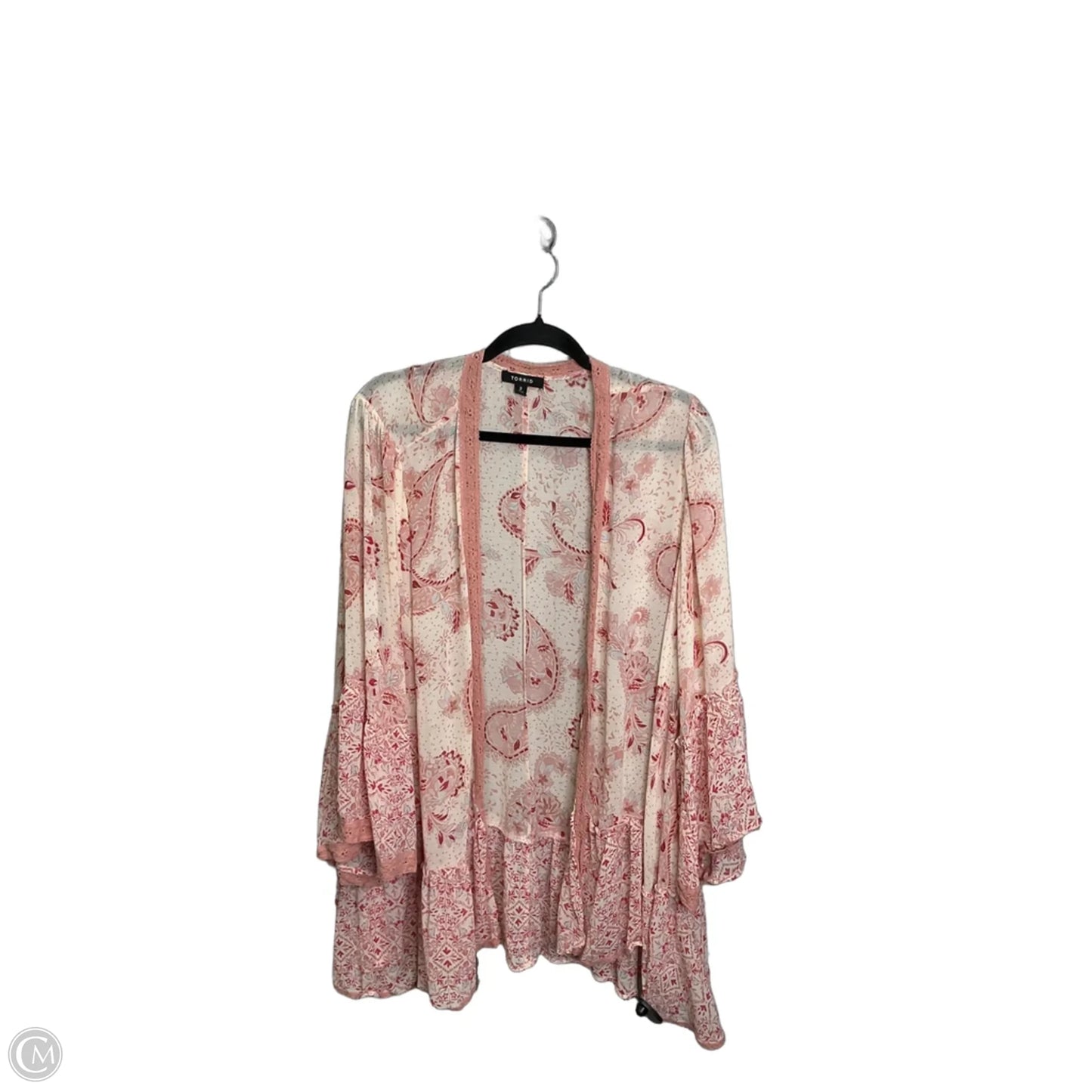 Kimono By Torrid In Pink, Size: 3x