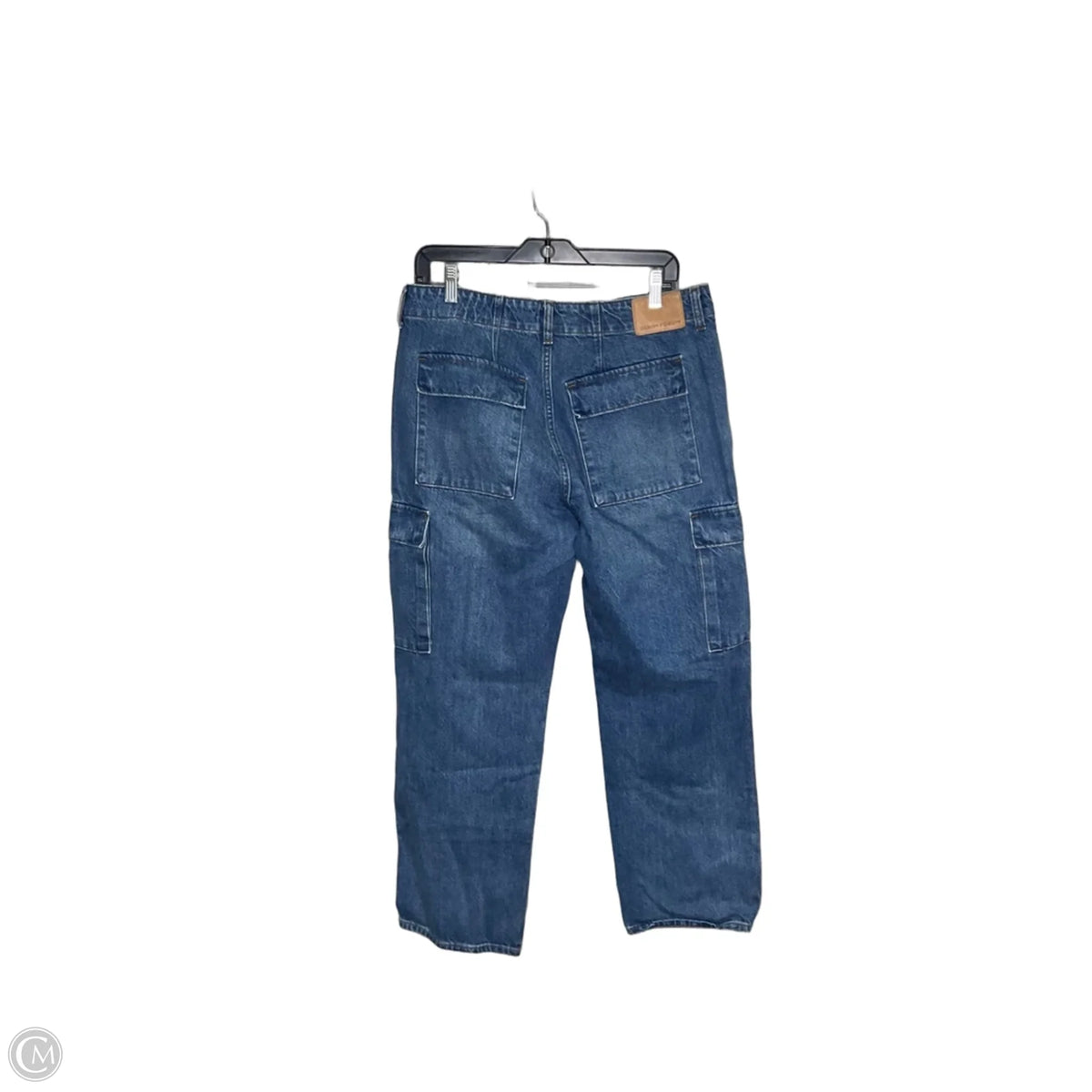 Jeans Wide Leg By Clothes Mentor In Blue Denim, Size: 10