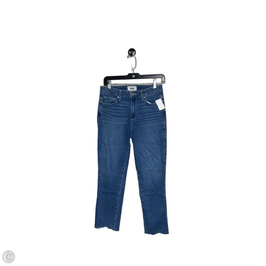 Jeans Straight By Paige In Blue Denim, Size: 6