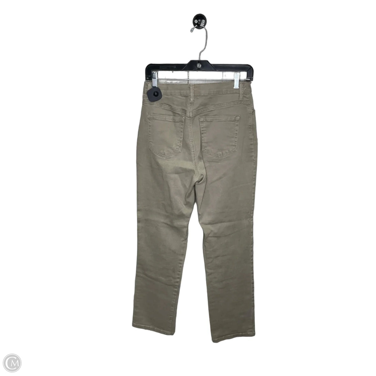 Jeans Straight By Gloria Vanderbilt In Tan Denim, Size: 8
