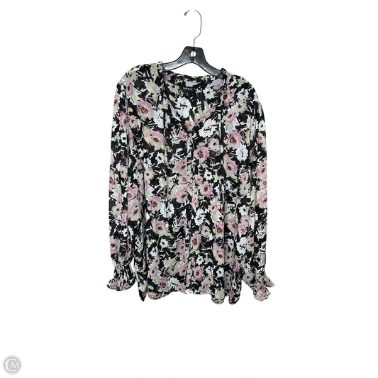 Top Long Sleeve By Torrid In Floral Print, Size: 4x