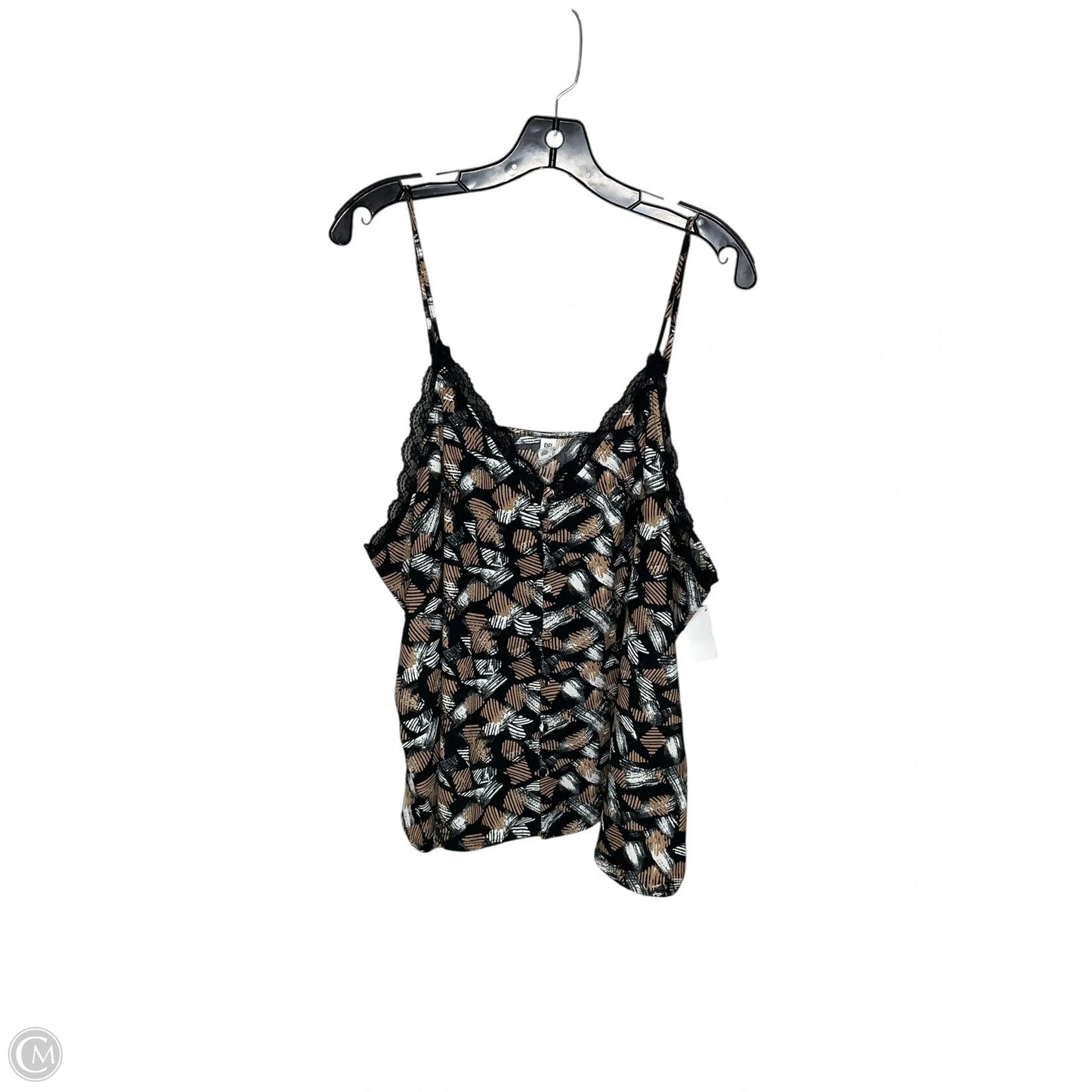 Tank Top By Bp In Black & Cream, Size: 3x