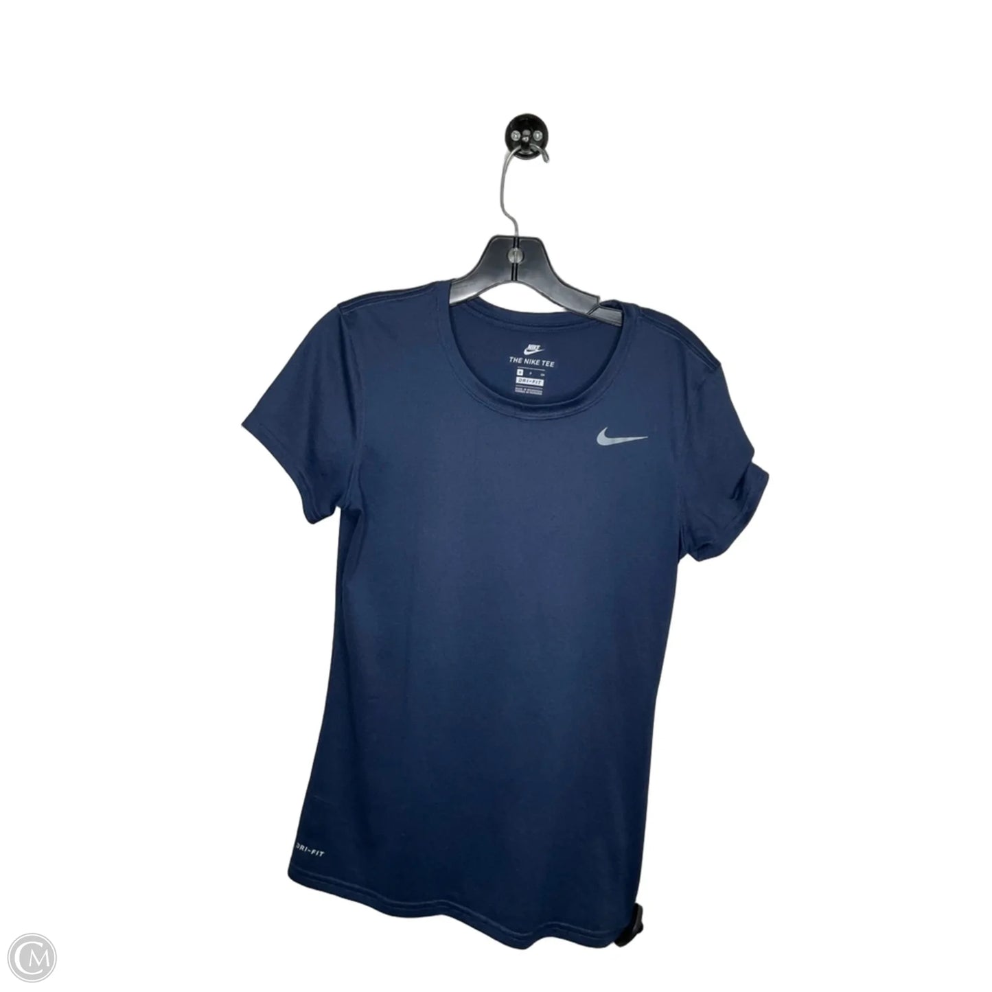 Top Short Sleeve By Nike Apparel In Navy, Size: S