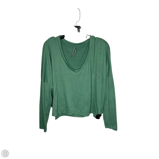 Top Long Sleeve By Anthropologie In Green, Size: M