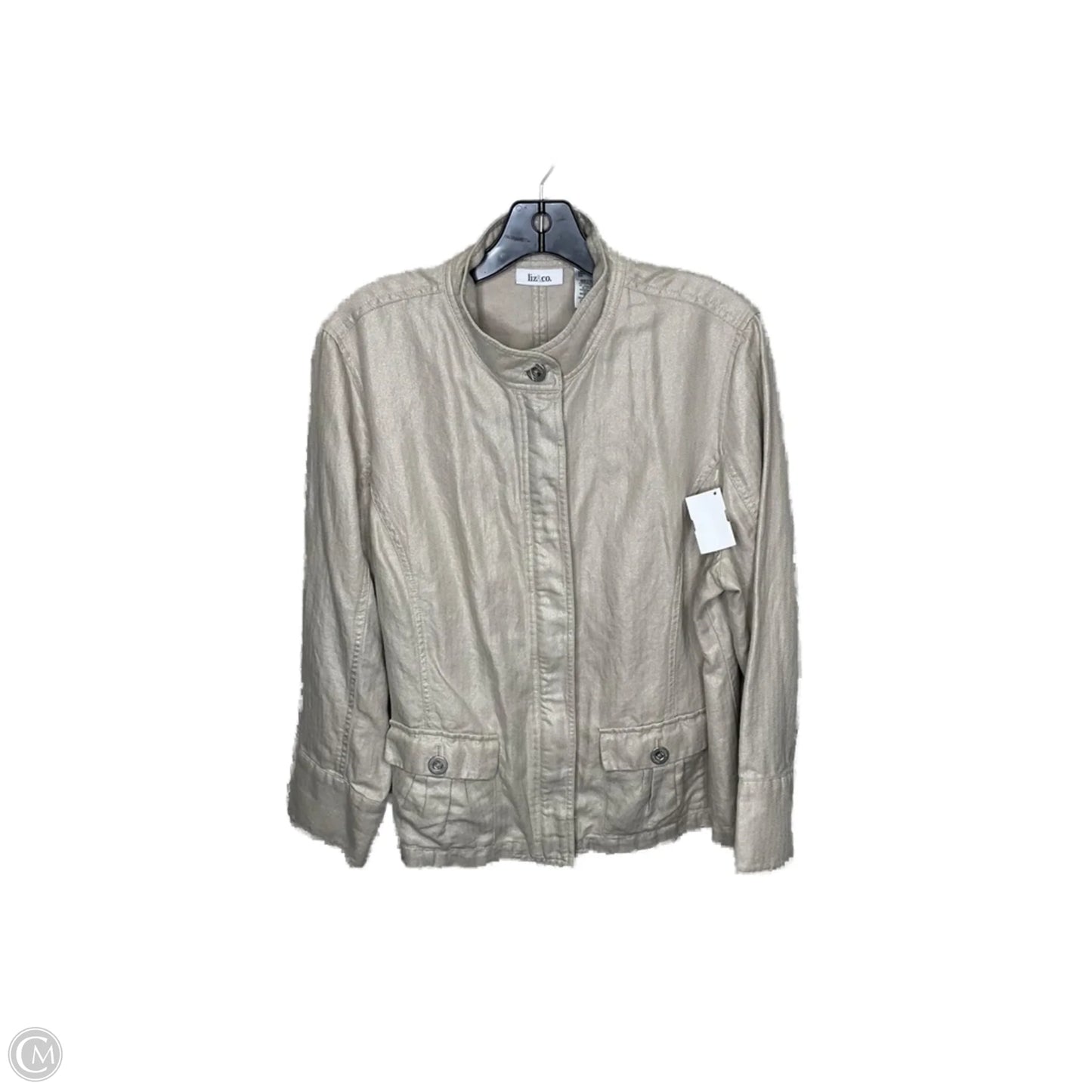 Blazer By Liz And Co In Cream, Size: Xl