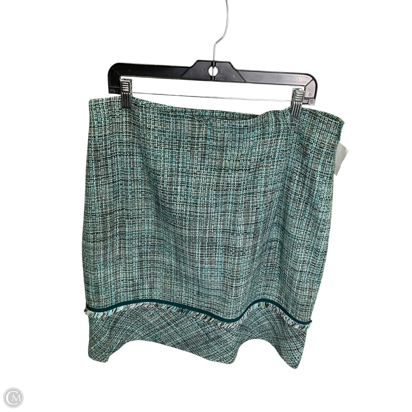 Skirt Midi By Liz Claiborne In Aqua, Size: 16