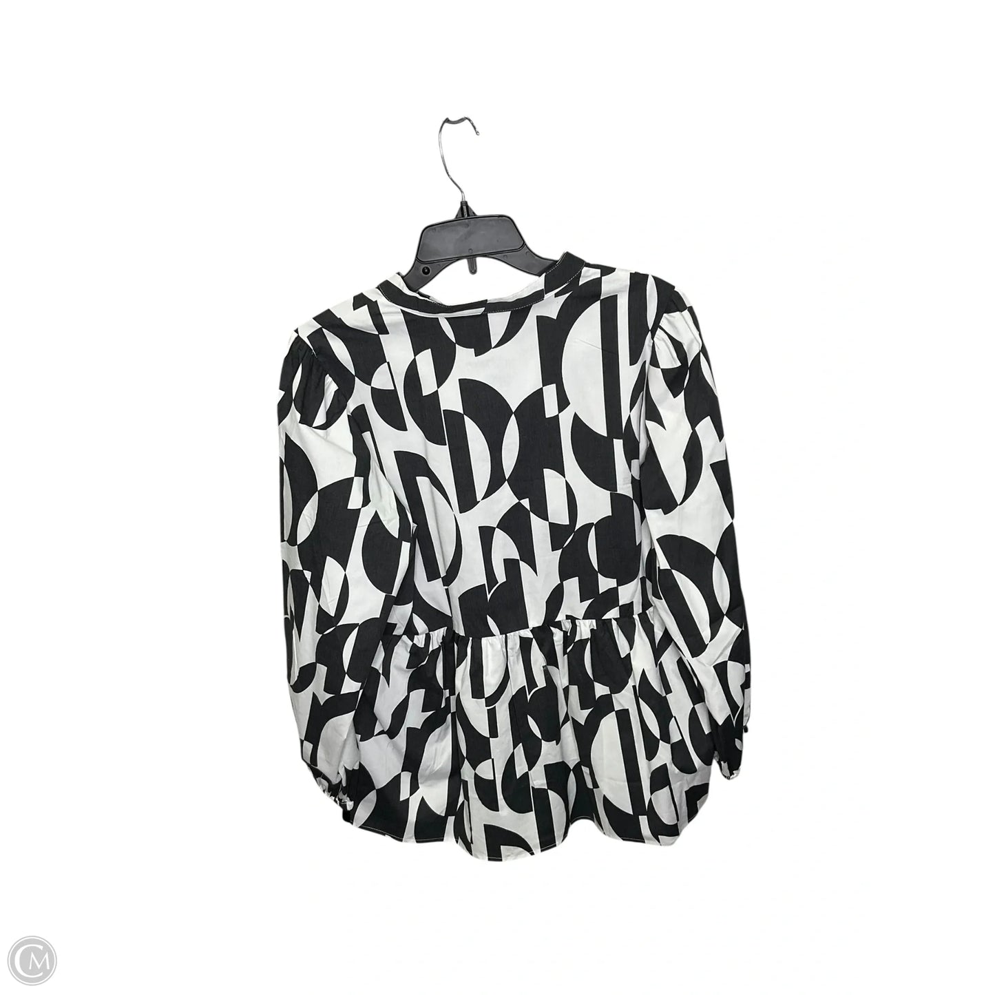 Top Long Sleeve By Belle By Kim Gravel In Blue, Size: M