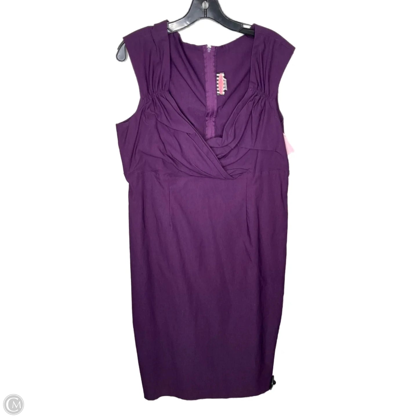 Dress Casual Midi By Clothes Mentor In Purple, Size: 3x