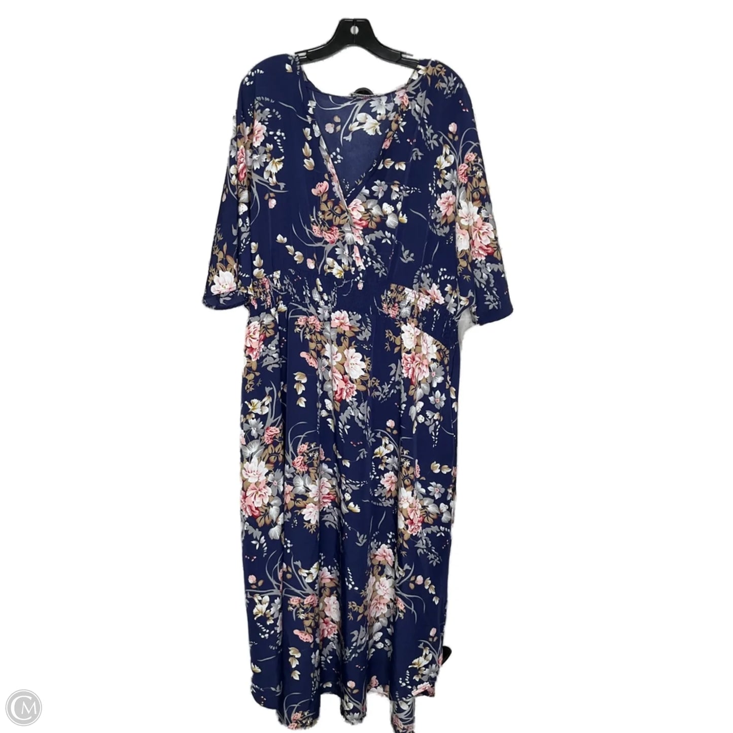 Dress Casual Maxi By Clothes Mentor In Blue, Size: 4x