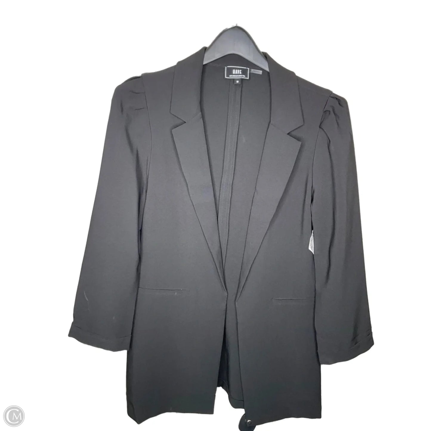 Blazer By Clothes Mentor In Black, Size: M