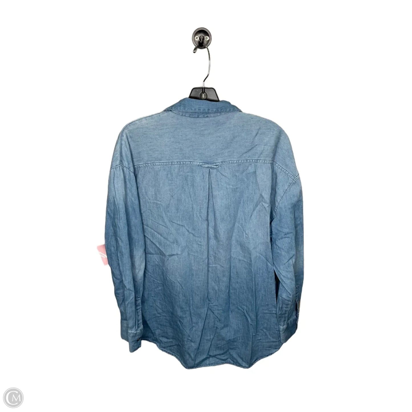 Top Long Sleeve By Old Navy In Blue, Size: S