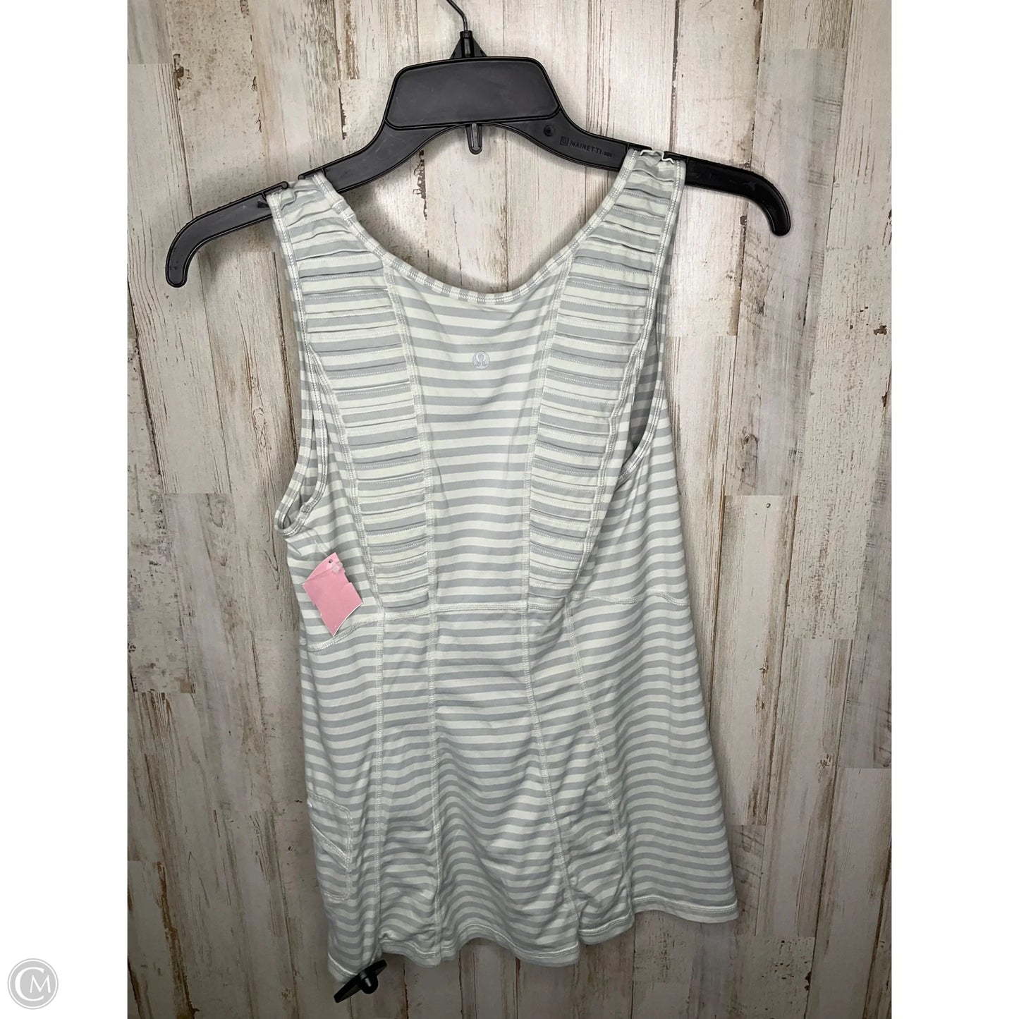 Athletic Tank Top By Lululemon In Grey, Size: 8