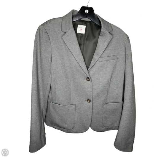Blazer By Clothes Mentor In Grey, Size: 10