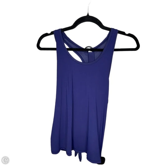 Athletic Tank Top By Lululemon In Navy, Size: 6