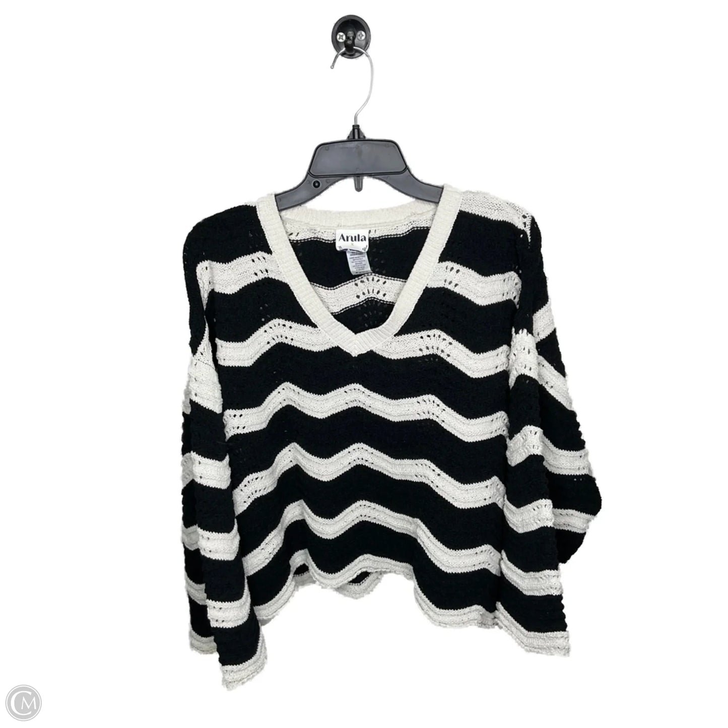 Sweater By Altard State In Black & Cream, Size: L