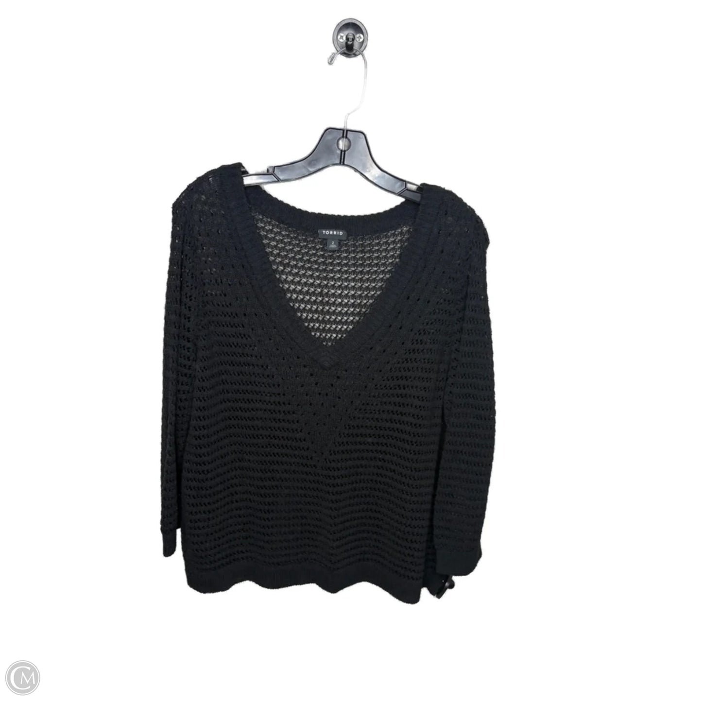 Sweater By Torrid In Black, Size: 2x