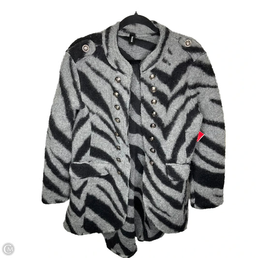 Jacket Fleece By Venti6 In Grey, Size: S