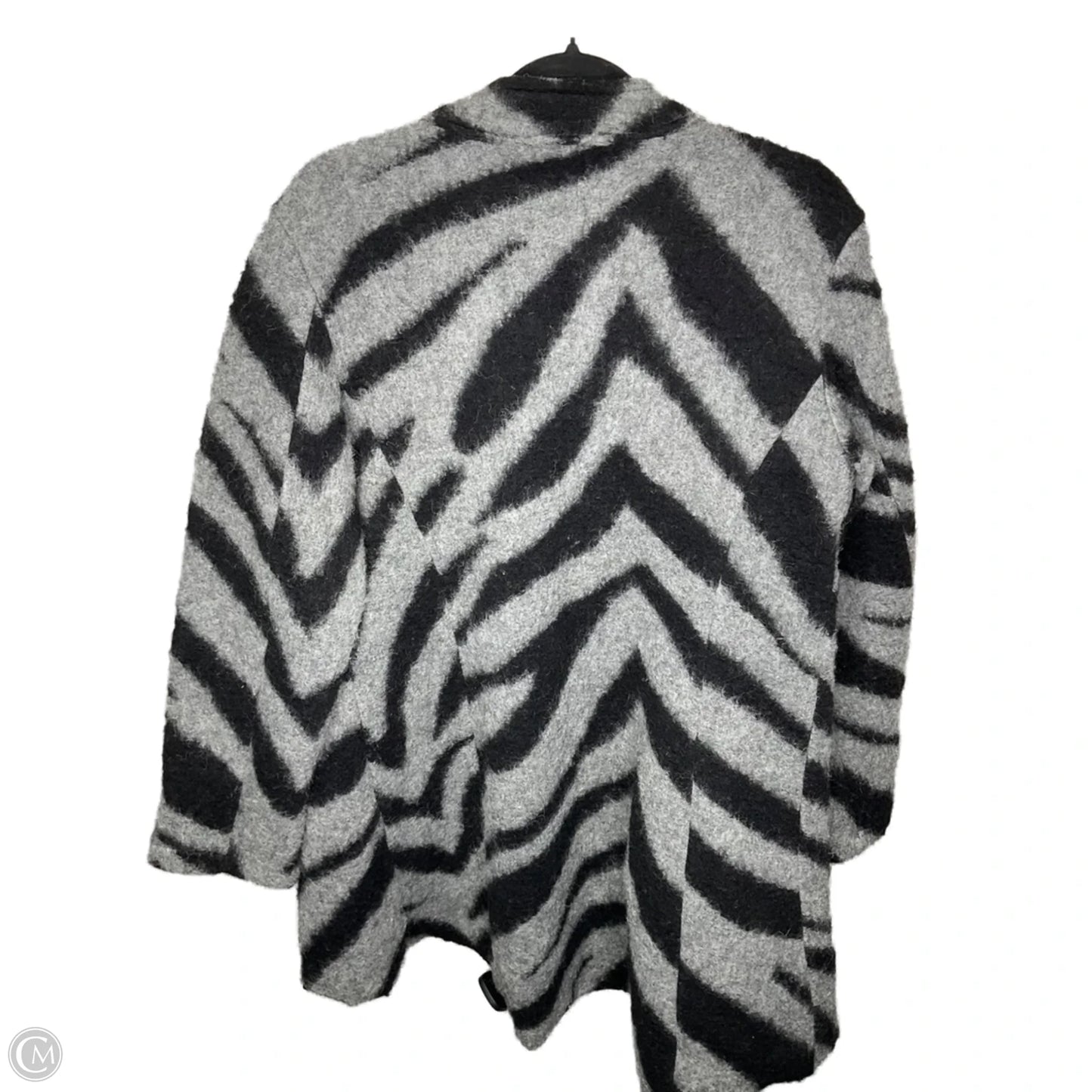 Jacket Fleece By Venti6 In Grey, Size: S