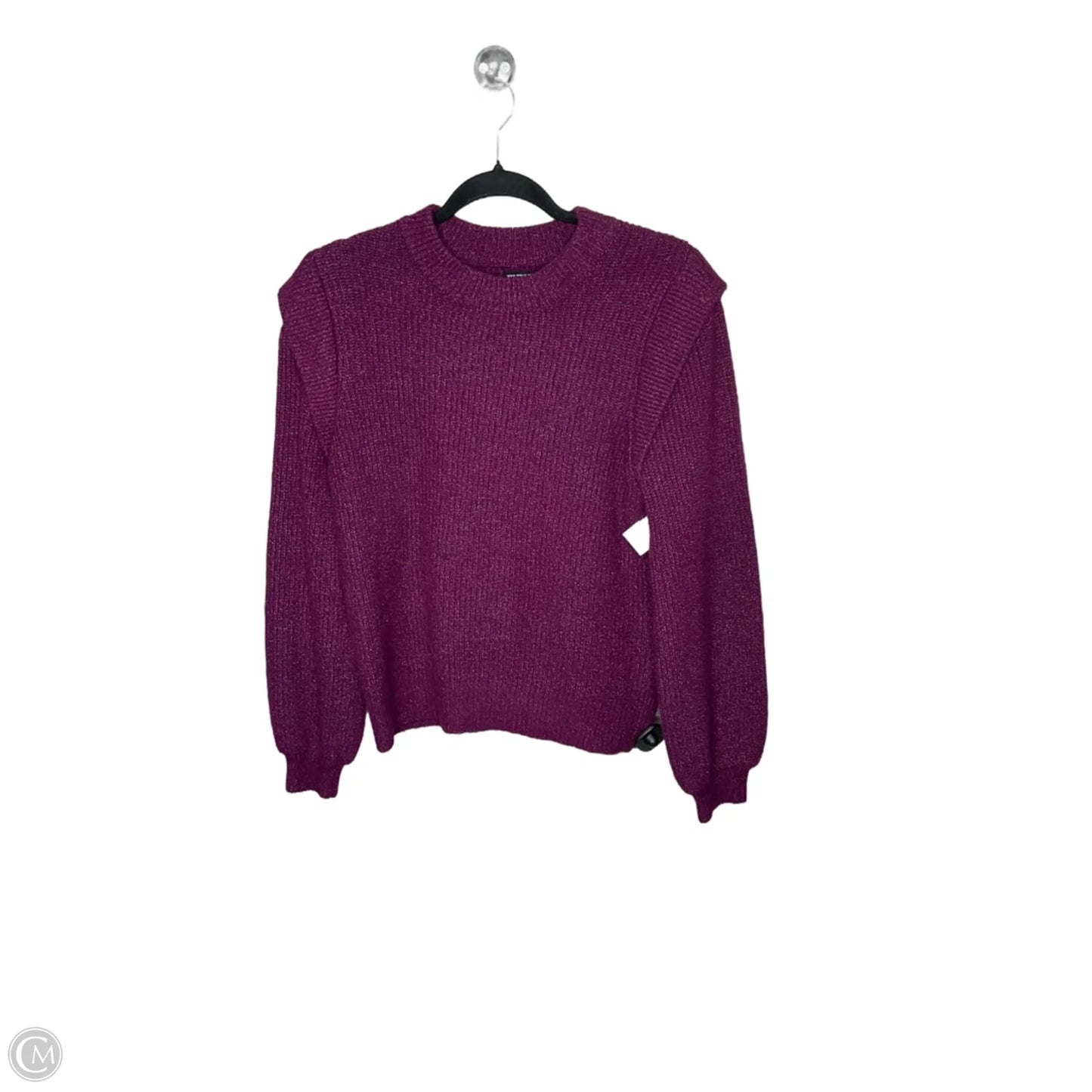 Sweater By Who What Wear In Purple, Size: M