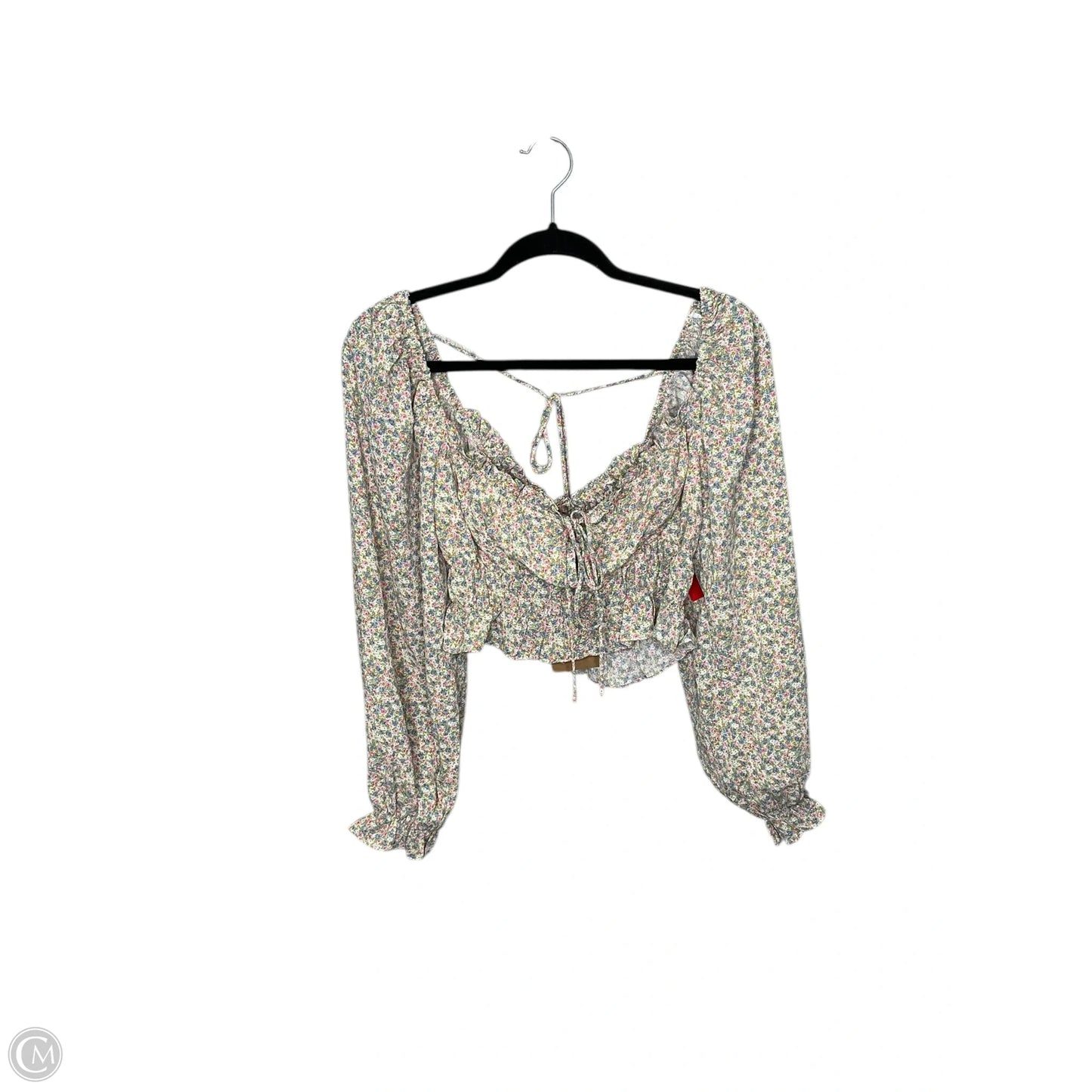 Top Long Sleeve By Mable In Floral Print, Size: M