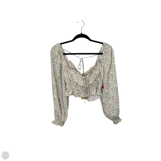 Top Long Sleeve By Mable In Floral Print, Size: M