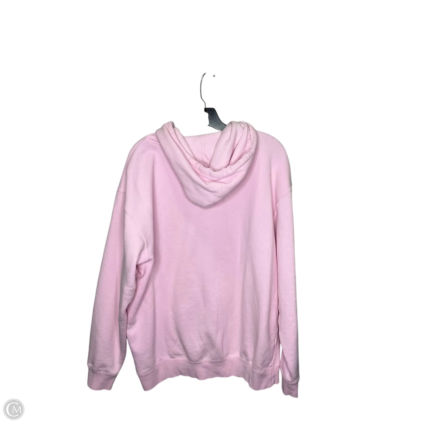 Sweatshirt Hoodie By Clothes Mentor In Pink, Size: L